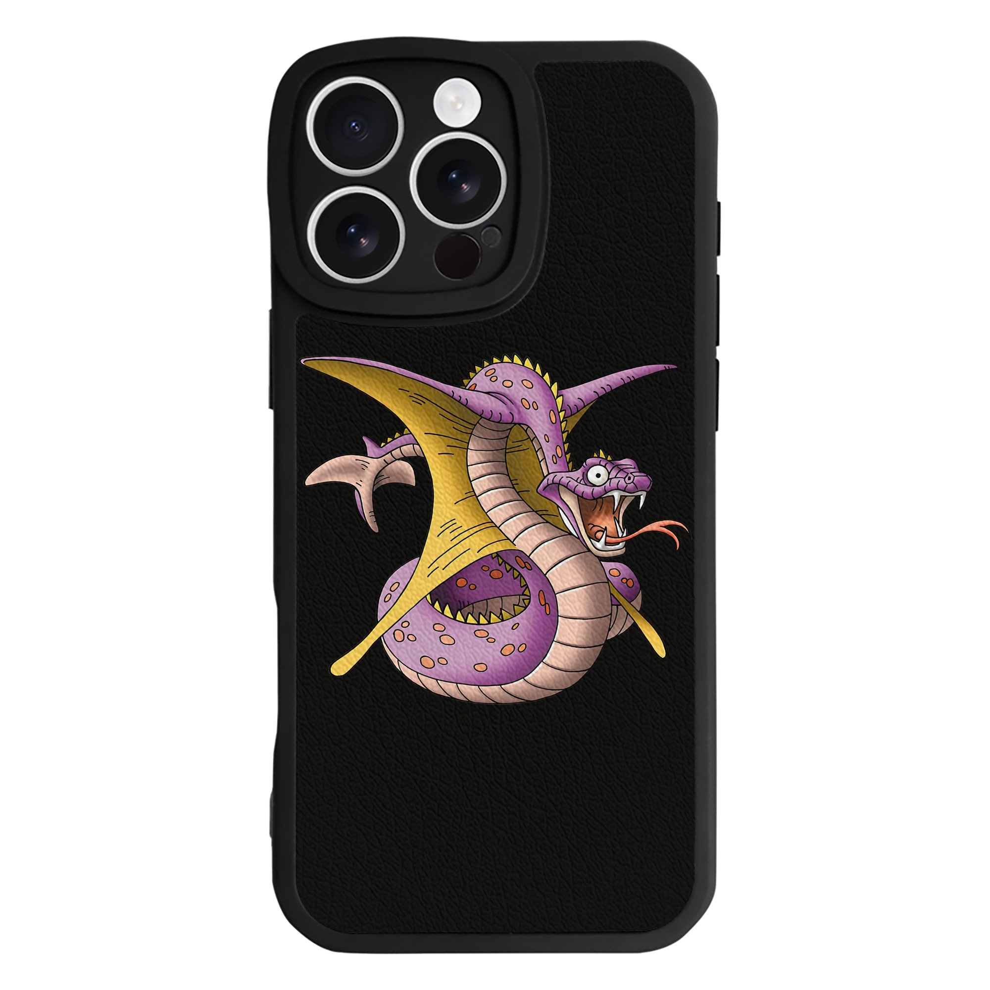 （画像用） ドラゴンクエスト Doragon Kuesuto Dragon Quest 【iPhone 16シリーズ対応】シリコンスマホケース（レザー調） 材質：シリコン